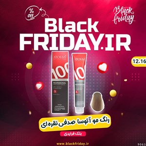 رنگ مو آتوسا شماره 12.16 سری هایلایت | رنگ صدفی نقره ای، حجم 100 میلی لیتر