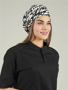 کلاه جراحی مشکی طرح گلبرگ مدل ساده