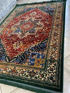فرش سین راد هریس سبزلاکی7040