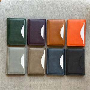 ولت (کیف) کتابی چرمی طبیعی