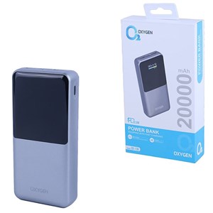 پاور بانک OXYGEN مدل OX 130 (گارانتی 3 ماهه) ( 20000mAh )