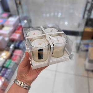 شمع معطر لیوانی برند سنسو شات 4 عددی