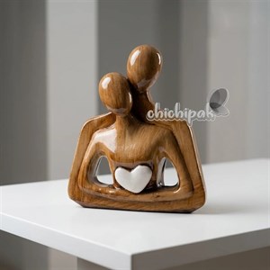 عشق بزرگ دلوین طرح چوب