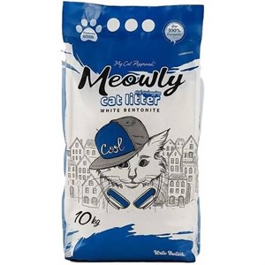 خاک گربه میولی ساده Meowly مدل گرانول دانه ریز وزن 10 کیلوگرم صادراتی