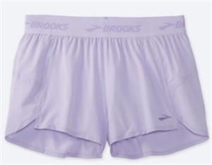 شورت ورزشی زنانه بنفش کمرنگ بروکس Brooks Chaser 3″ Short