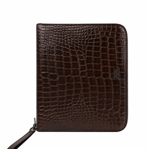 کیف اداری مدارک مردانه چرم طبیعی اصل قهوه ای سوخته