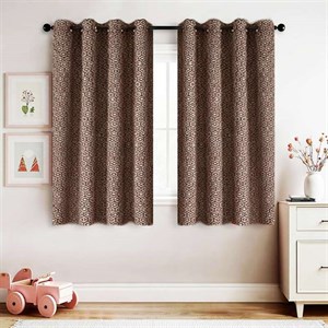 پرده پانچ تیکو دکو مدل ساتن ژاکارت طرحدار ابریشم بافت دار سایز 180x140 سانتی‌متر