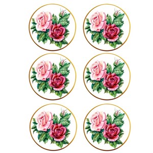 پیش دستی تویگار مدل Rose بسته 6 عددی