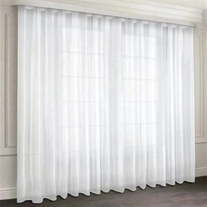 پرده مدل حریر ساده دوخت مینیمال سایز 275 × 1170 سانتی‌متر