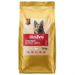 غذا خشک سگ بالغ اومرو مدل نژاد بزرگ طعم مرغ و گوشت وزن 10 کیلوگرم