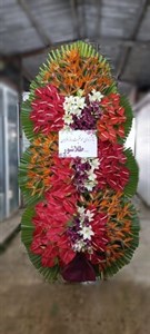 تاج گل عزاداری در مساجد تهران برای مراسم ترحیم