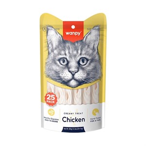 بستنی گربه ونپی مدل Creamy Treat با طعم مرغ وزن 350 گرم
