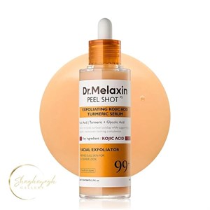 سرم لایه‌بردار و روشن‌کننده کوجیک اسید و زردچوبه دکتر ملاکسین حجم ۸۰ میل Dr. Melaxin Peel Shot Exfoliating Kojic Acid Turmeric C Serum 80ml