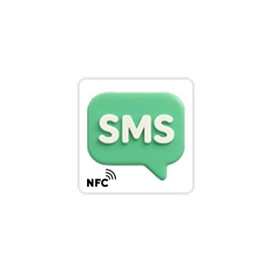 تگ برچسبی هوشمند NFC مایفر 13.56مگاهرتز طرح sms