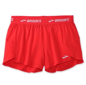 شورت ورزشی زنانه قرمز بروکس Brooks Chaser 3″ Short
