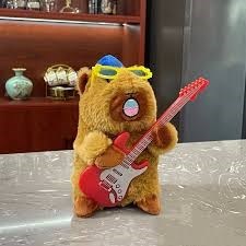 عروسک موش گیتاریست سخنگو | عروسک پولیشی تقلید صدا و موزیکال 🎸🐭