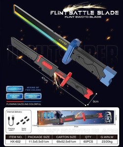 شمشیر جرقه زن شارژی مدل FLINT BATTLE BLADE HX-602