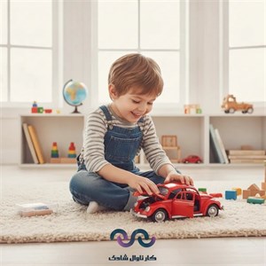 ماشین فلزی فولکس‌واگن بیتل ۱۹۵۵ مدل SR-1812A (سایز بزرگ ۱:۱۸)