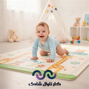 تشک بازی (زیرانداز) کودک تاتامی دوطرفه سایز ۲۰۰x۱۸۰