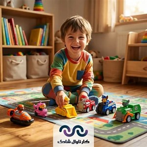 پک ۹ عددی سگ‌های نگهبان مدل ۹۹۹ (فیگور به همراه ماشین)