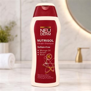 شامپو کراتین نوتریسل نئودرمفاقد سولفات Neuderm Nutrisol Keratin Shampoo 300ml