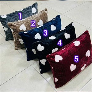 روبالشتی طرح قلبی بسته ۶ عددی