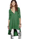 Urban CoCo Women's Half Sleeve High Low Loose Casual T-Shirt Top Tee Dress