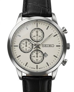 ساعت مردانه چرمی سیکو SEIKO طرح کرنو