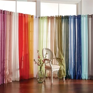 پرده تیکو دکو مدل حریر شاین نازک ژرسه سایز 280x140 سانتی‌متر
