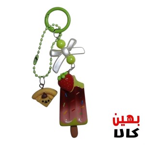 آویز فانتزی-طرح بستنی چوبی