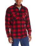 Wrangler Authentics Men's Long Sleeve Plaid Fleece Shirt