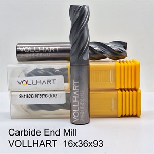 انگشتی چهار پر کارباید VOLLHART 16x36x93
