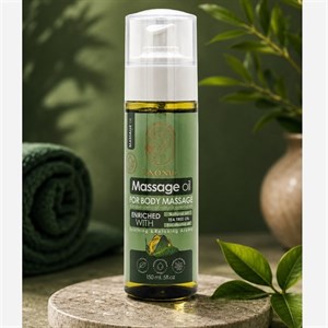 روغن ماساژ بدن مدل روغن درخت چای و روغن اکالیپتوس