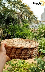 سبد نان حصیری پنگاش ۳۰ سانتی‌متر | دست‌بافت از برگ نخل