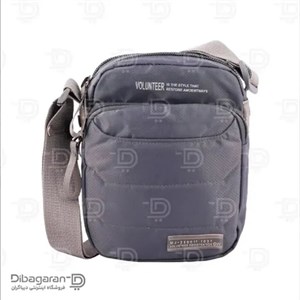 کیف دوشی والنتیر مدل پاکتی کوچک طوسی
