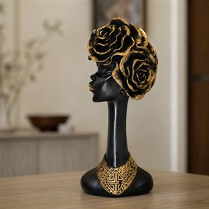 مجسمه دکوری دختر آفریقایی 