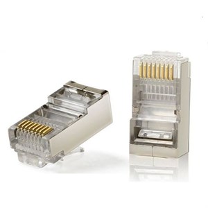 سوکت شبکه میانگذر cat6 sftp فلزی