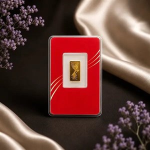 شمش طلا 700 سوت 24 عیار طرح سیمرغ