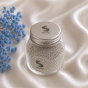 ساچمه نقره ۱۰۰۰ گرمی عیار ۹۹۰ 