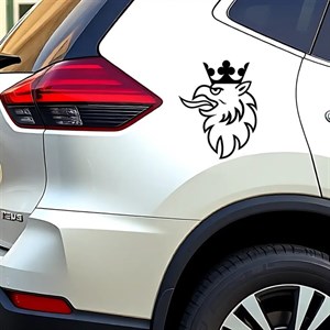 برچسب خودرو طرح شاه گشنیز کد 149