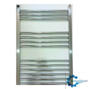 حوله خشک کن استیل 20 لول 50×120 کروم براق ایران رویال