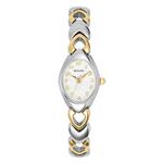 Bulova Women's Mother of Pearl Dial Two-Tone Bracelet Style Watch