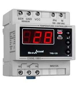 ترموستات دیجیتال سنسور دار 50- تا 125 درجه شیوا امواج مدل TRB-125D