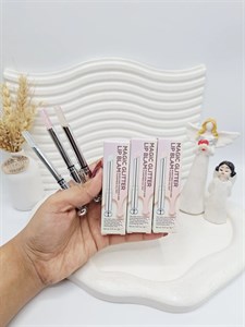 بالم لب ادایی گلیتری کهکشانی برند HUES QUEEN کد 0765