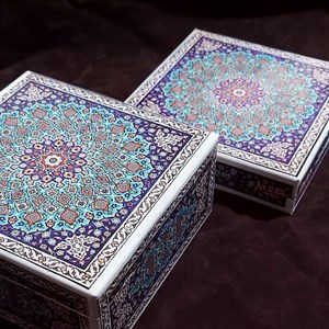 جعبه چوبی فیروزه