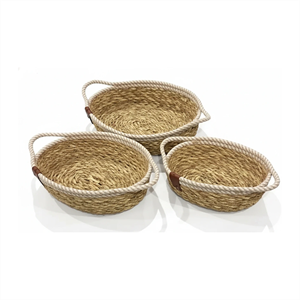 سبد حصیری بیضی کد ks001