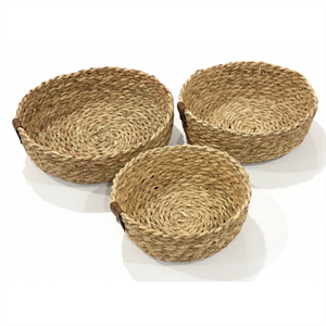 سبد حصیری گرد کد KS002