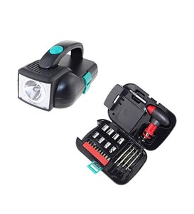 جعبه ابزار چراغ قوه دار BS TOOLS کد 44845 (پرداخت درب منزل / ارسال رایگان یا تخفیف برای پرداخت کارت به کارت)