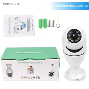 دوربین مدار بسته لامپی بی سیم مدل V380 (پرداخت درب منزل / ارسال رایگان یا تخفیف برای پرداخت کارت به کارت)