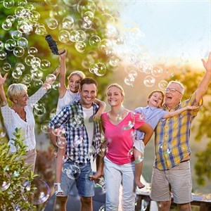 تفنگ حباب ساز BUBBLE GUN (پرداخت درب منزل / ارسال رایگان یا تخفیف برای پرداخت کارت به کارت)